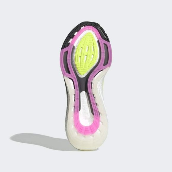 Adidas Men's Yellow ULTRABOOST 21 Running SHOES Size 7 us FY0373 - Picture 5 of 7